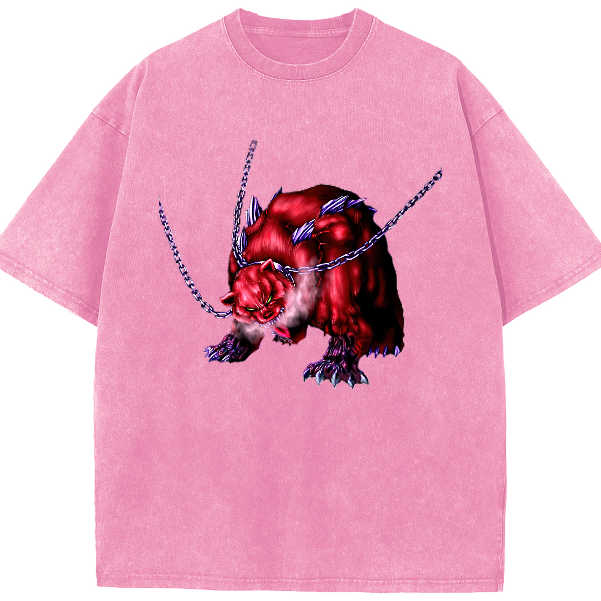 （画像用） 遊☆戯☆王 Yu-Gi-Oh! 綿100% ヴィンテージ風 半袖Tシャツ（フロントプリント）